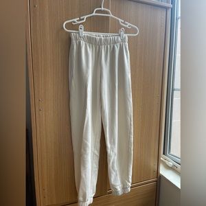 Brandy Melville Cream Sweatpants